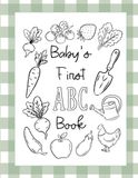Baby's First ABC Shower Keepsake: A Baby Shower Coloring Activity, A to Z