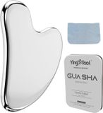 oCreon Gua Sha Gezichtsmassageapparaat Roestvrij Staal