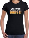 Bellatio Decorations Shoppartners Bv Last van dorst drank fun t-shirt zwart voor dames - bier drink shirt kleding M