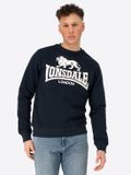 Lonsdale GO Sport Sweatshirt Heren Ronde Hals Regular Fit Katoen/Polyester Dark Navy/Ecru 3XL