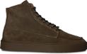Blackstone RUBY EERO - ZIPPER - CG189 Walnut - Hoge sneaker - Heren - Dark brown - Suède - Maat 40