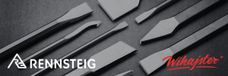 Rennsteig Doorslagbeitel Plat 25x250mm - Professioneel Metaalbewerking Gereedschap