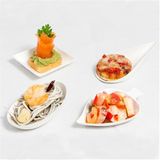 "Bionische" Bionic Appetiser Containers White Cellulose - 250 units