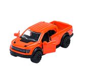 Majorette Premium Cars Ford F-150 Raptor, oranje, rood