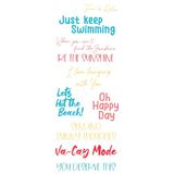 Set Sizzix™ Catherine Pooler Va-Cay transparante stempels, 10 stuks