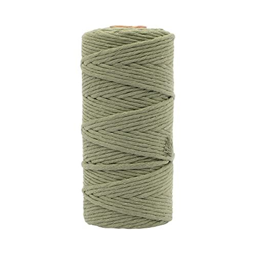 Vaessen Creative Macramé Touw 100% Olijfgroen 3mm x 100m