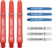 Target Pro Grip 3 Set Red Blue White - Dart Shafts