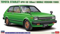 Hasegawa Modelbouwpakket Auto - 20761 Toyota Starlet KP61 SE - 1:24