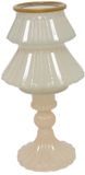 Countryfield Kandelaar boom crème Ø10,5xH18,5cm