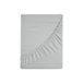 Zer0bed, Hoeslaken voor tweepersoonsbed, effen, 100% katoen, maxi-hoek 30 cm, grijs, 180 x 200 cm