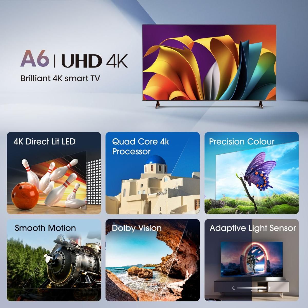 Hisense 65A6N / LED screen / 65 inches / 2024