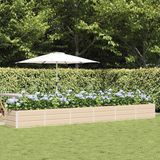 vidaXL Jardinière Ivoire 480 x 80 x 45 cm Acier