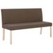 VidaXL Bankje 139,5 cm polyester bruin