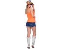 Wilbers&Wilbers Oranje Pailletten Party Top Vrouw