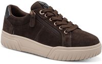 TAMARIS WIDE FIT Tamaris Comfort Essentials Dames Sneakers - MOCCA SUEDE