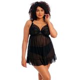 Elomi Plunge beha voor dames, zwart, 34H, zwart.