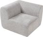 en.casa Element Hurvas modulaire zitbank hoekelement 76x108x108 cm grijs