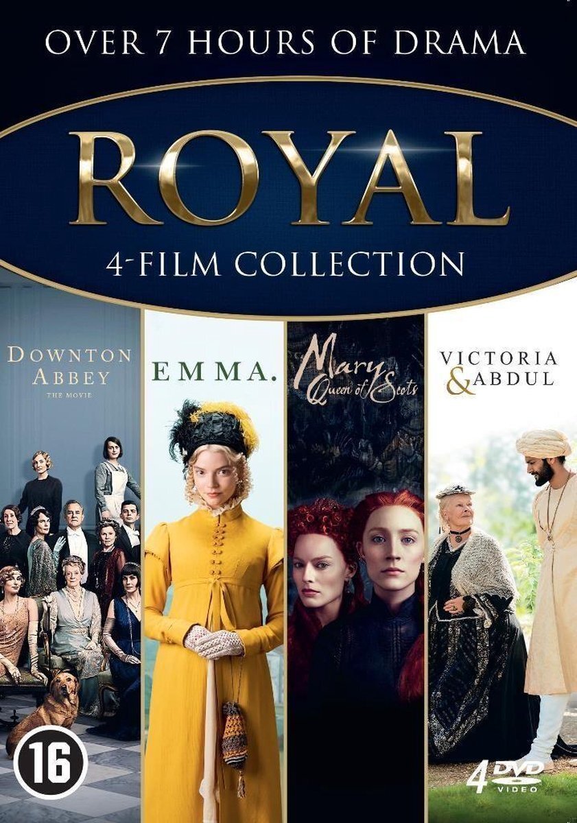 Warner Home Video Royal collection: Downton Abbey + Emma + Mary Queen of Scots + Victoria And Abdul