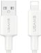 USAMS U90 2.4A USB-A naar Lightning kabel 1m wit