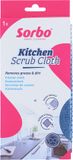 Sorbo Kitchen Scrub Cloth - Microvezeldoek Keuken - Krasvrije Schrobdoek - Wasbaar