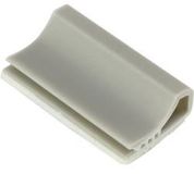 TRU COMPONENTS TC-6645728 Bevestigingssokkel Voor lintkabel Lichtgrijs 100 stuk(s)