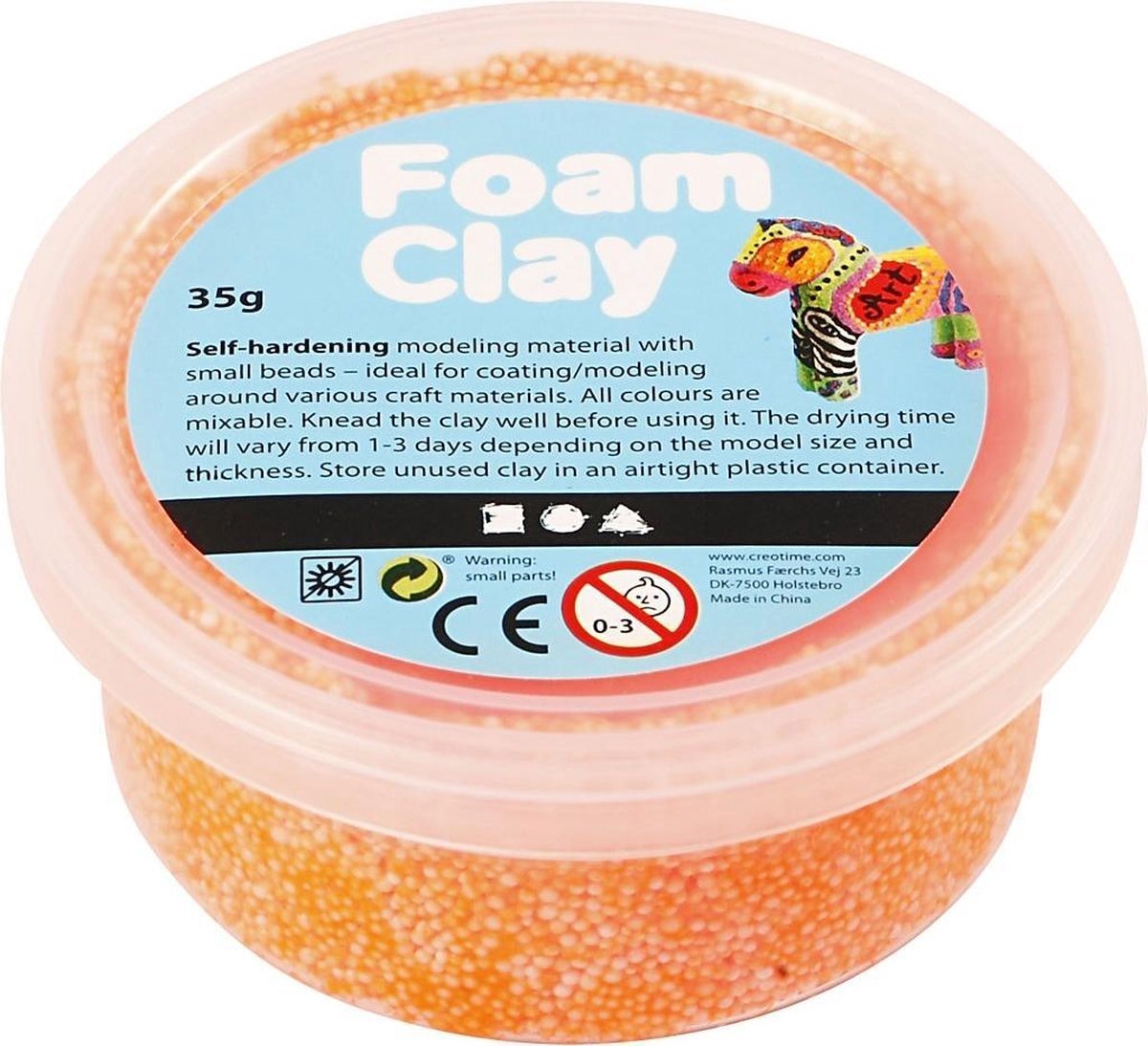 Foam Clay Foam Clay® neon oranje 35gr