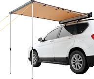 VEVOR Zijluifel voor auto, groot, met een afdekking van 6.6' x 8.2'. Luifel voor voertuigen, met een waterdichte opbergtas, UV-bescherming 50+, en een waterdichte coating van 3000 mm. In hoogte verstelbaar, geschikt voor vrachtwagens, SUV's, bestelwagens en cam