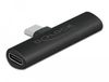 Delock 64114 USB Type-C naar 2x USB Type-C Adapter Zwart
