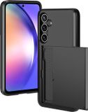 iMoshion Hoesje Samsung Galaxy A55 - Backcover met pasjeshouder - Zwart