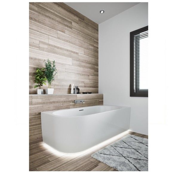 RIHO Desire Hoekbad - 184x84cm - Links - Wit