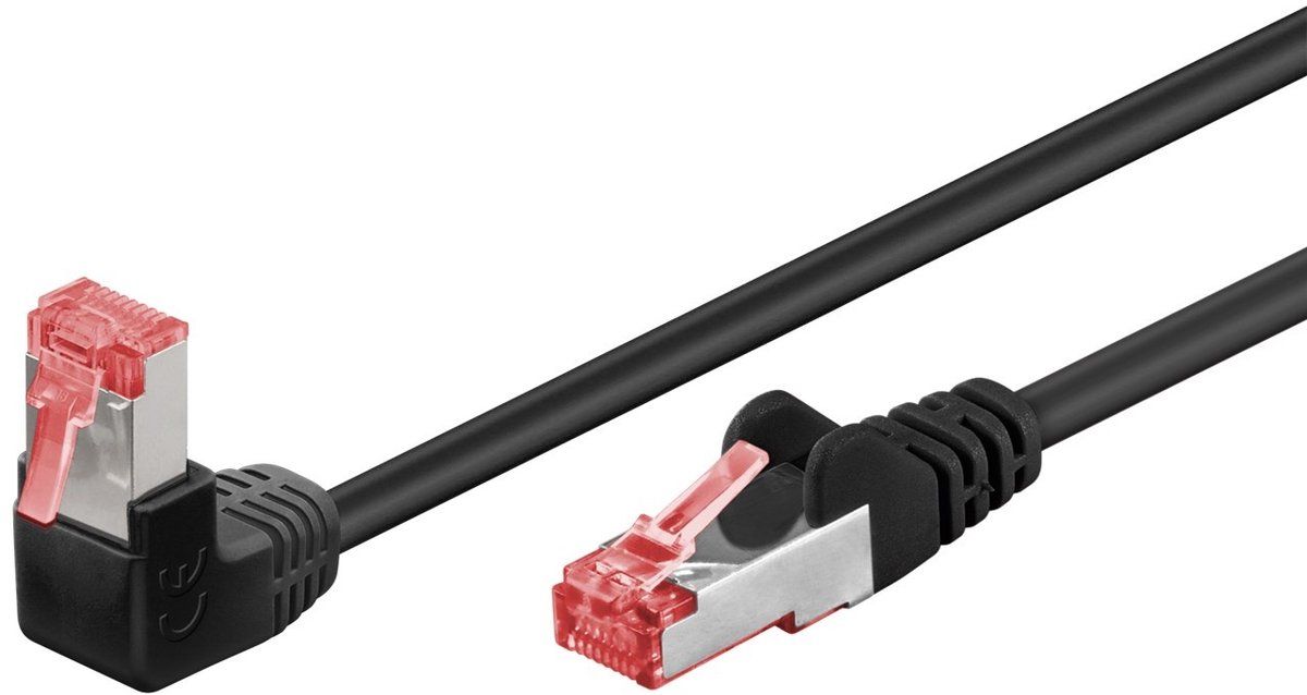 Goobay 51547 S/FTP Cat6 Netwerkkabel Zwart 10m