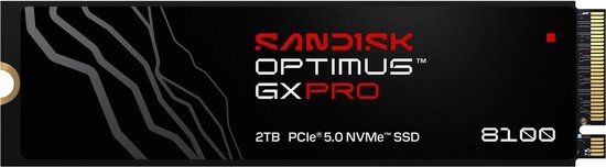 SANDISK Optimus GX PRO 8100 - Interne SSD - PCIe 5.0 - NVMe M.2 - 2 TB
