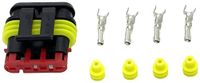 MTA Automotive 3050130 SuperSeal Connector 1,5 mm - 4-polig - vrouwelijk