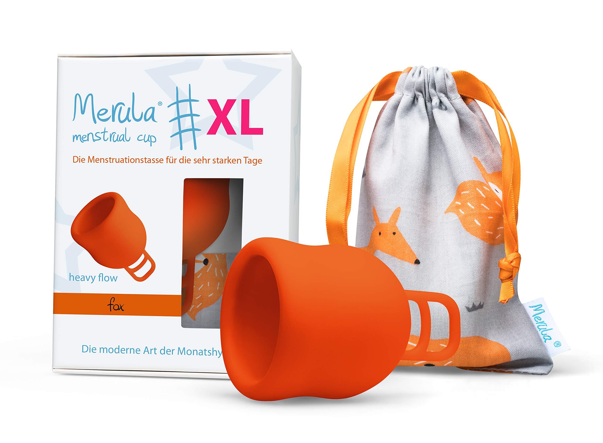 Merula Herbruikbare Menstruatiecup - XL - fox oranje
