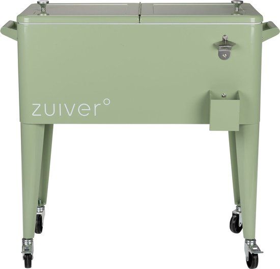 Zuiver Cooler Be Cool Koelbox - Groen - 80L - Met Wielen