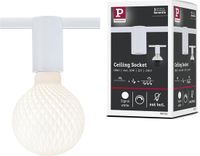 Paulmann 95702 URail railspot, E27 fitting, max. 20W, dimbaar, 230V, wit signaal