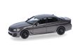 Herpa modelauto BMW Alpina B5 Limousine, miniatuur op schaal 1:87, verzamelobject, gemaakt in Duitsland, model van kunststof, kleur: champagnekwarts metallic