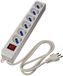 Nilox MULTIPRESA 6P. Frans/Shuko wit