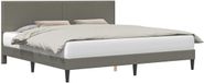 vidaXL Bedframe met hoofdeinde Lichtgrijs 180 x 200 cm Corduroy stof
