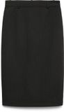 Vero Moda VMSKYLAR Gestreept Lange Rok Dames 36 Polyester Dark Grey Melange