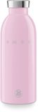 SMEG x 24Bottles WBF01PK Thermosfles - Geïsoleerde Drinkfles - 500 ml - Dubbelwandig RVS - Houdt 12 Uur Warm & 24 Uur Koud - Lekvrij - '50s Style - Roze