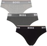 Boss HUGO BOSS Power briefs (3-pack) - heren slips - grijs - grijs - zwart