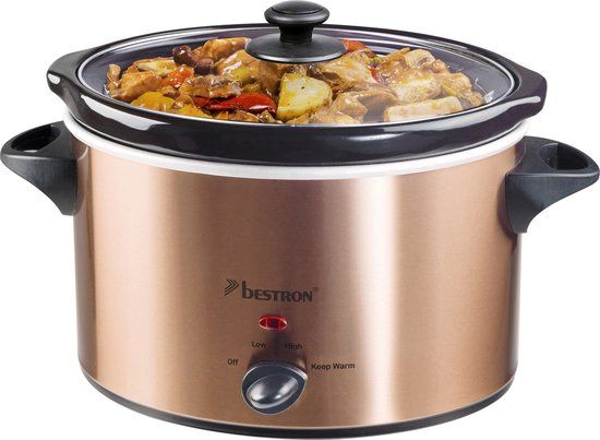 Bestron Copper Collection Slowcooker - 3.5L - Koper