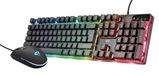 Trust GXT 838 Azor Clavier et souris de jeu - QWERTY - Noir