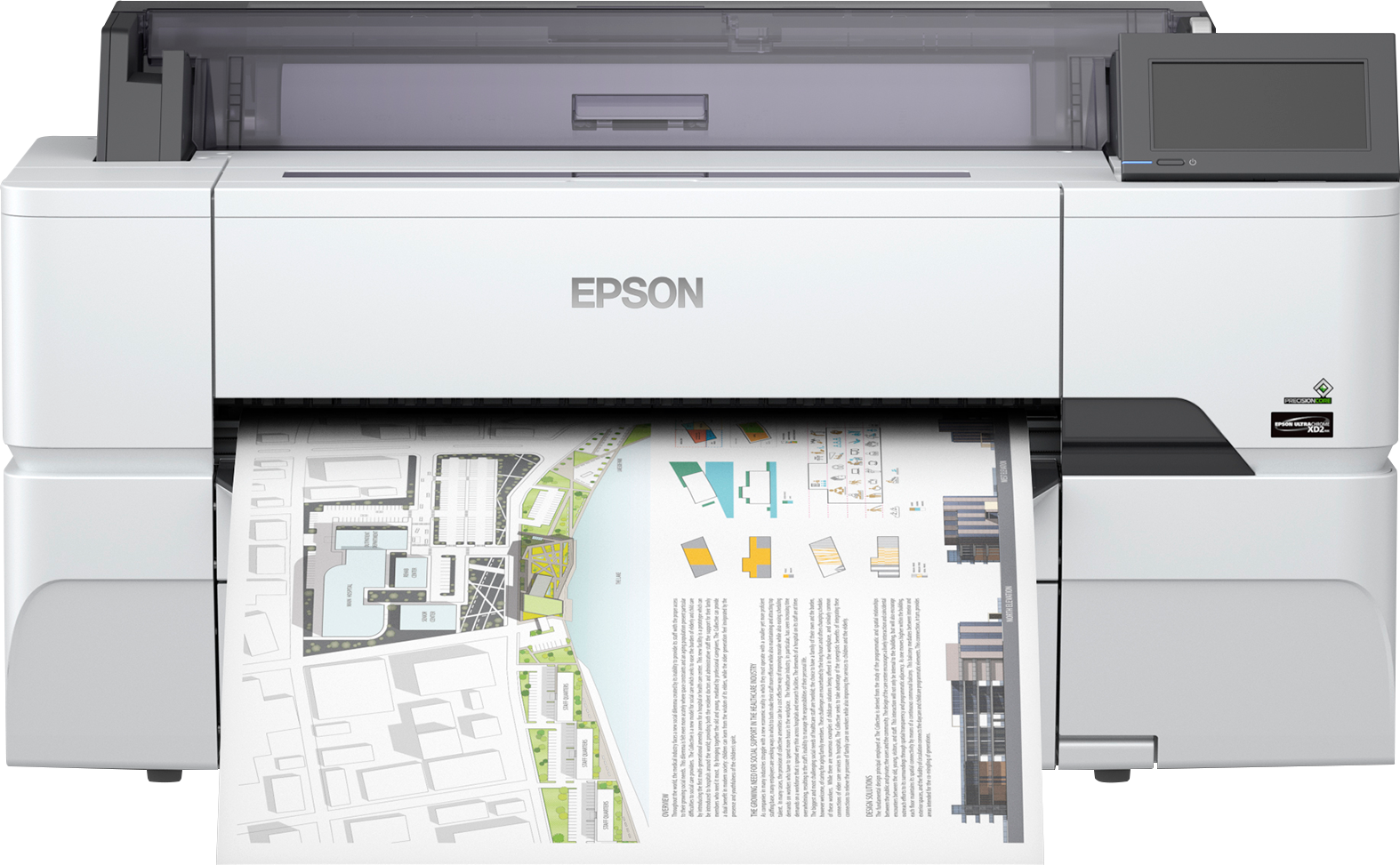 Epson SureColor SC-T3405N - wireless printer (No stand)