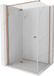 Mexen Mist-F cabine de douche pliable gauche 90 x 70 cm, transparent, cuivre