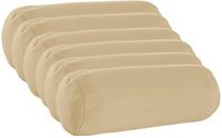vidaXL - Taie d'oreiller - 6 pièces - HEERLEN - Beige - Ø 15 x 40 cm - Polyester