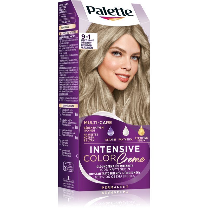 Schwarzkopf Palette Intensive Color Creme Hair Coloring Cream 9-1 Ultr