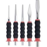 KS Tools 156.0240 Pendrijver- en beitelset, CrMo, 5-dlg