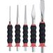 KS Tools 156.0240 Pendrijver- en beitelset, CrMo, 5-dlg